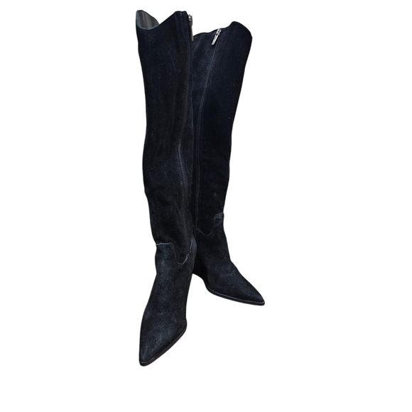 Vince Camuto Knee High  Suede  Boots  Black NWOT. Size 5 - Picture 6 of 10